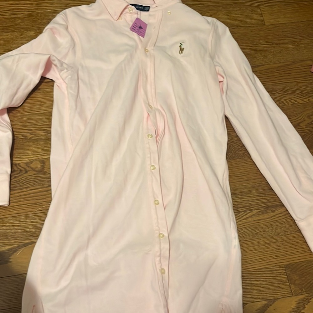 Beautiful Ralph Lauren dress. Pink color, size medium.